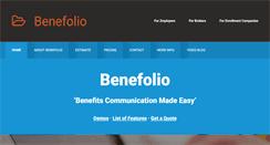 Desktop Screenshot of benefolio.com